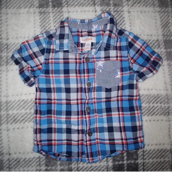 Cat & Jack Other - Stars and stripes button-up